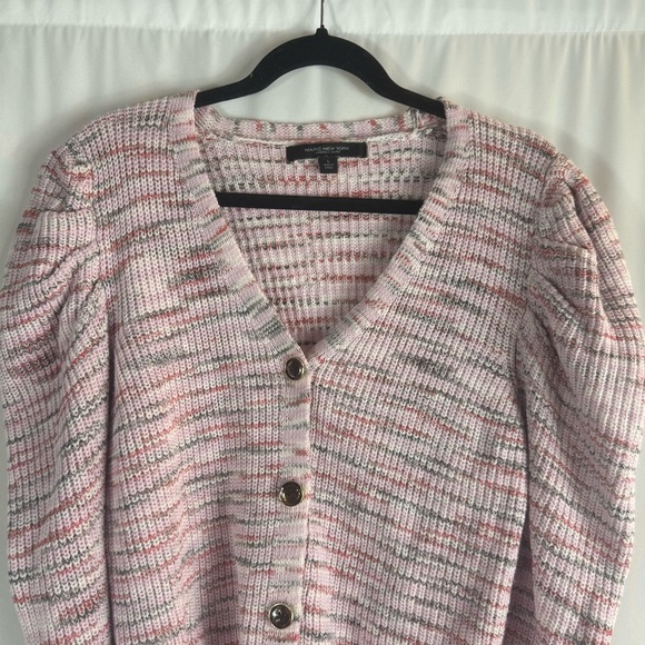 MARC NEW YORK ANDREW MARC
Women's cardigan sweater size L V Neck - Picture 4 of 16